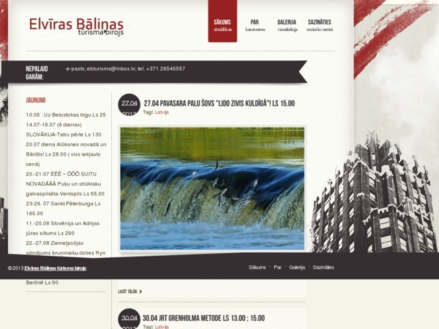 E. B. tūrisma birojs, IK